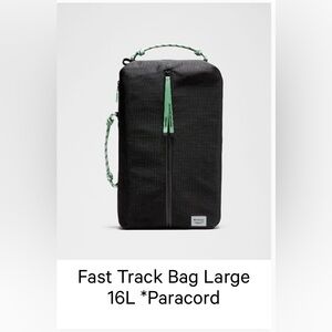 Lululemon Athletica Black Backpack with Green Accents